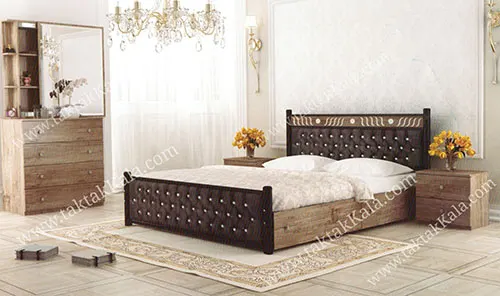 Rose model double bed