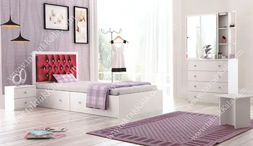 Single bed model all wood touch
