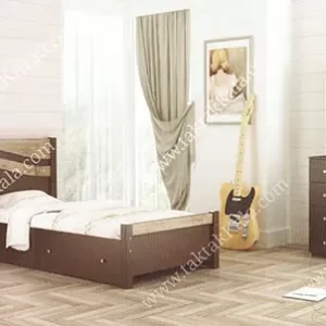 Wave model single bed