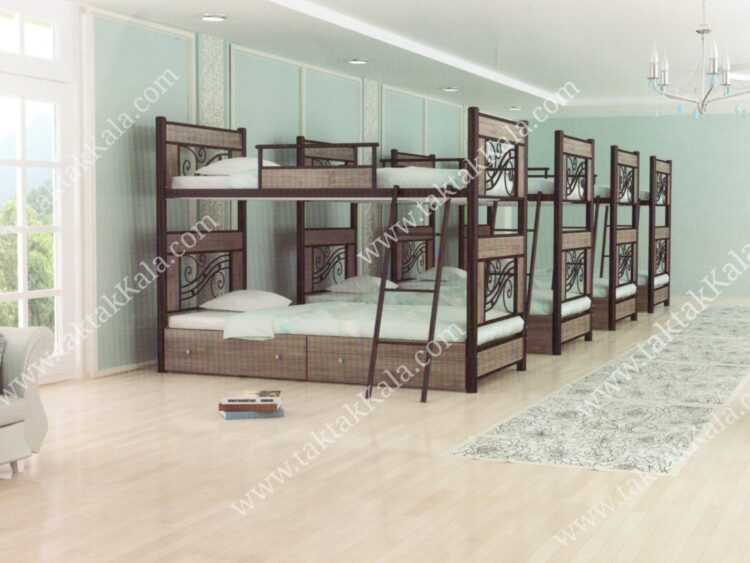 تخت خواب دو طبقه مدل ملودی